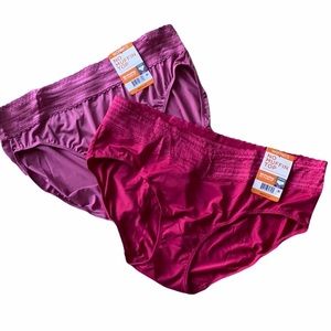 NEW Warner’s no muffin top hipster panties 9/2X